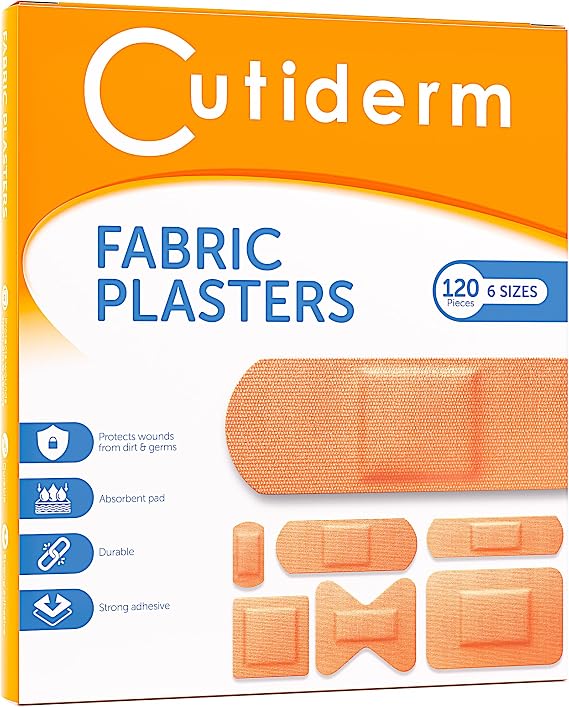 Cutiderm Fabric Plasters Assorted - Pack of 120