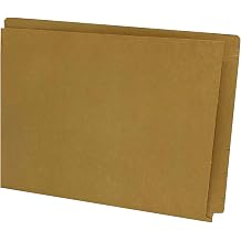 TAB Kardex Colored Folder (Tan) Side tab, Right tab Printed with tick Marks; 100/box