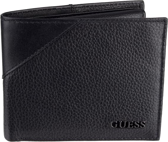 Guess Men's Leather Passcase Wallet