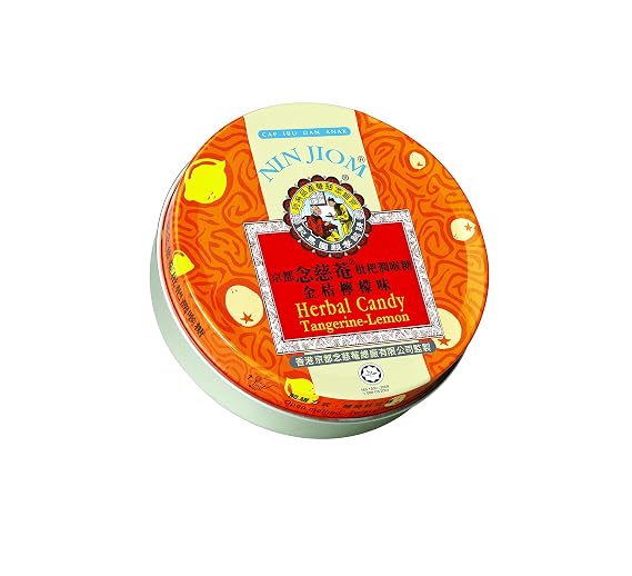 Nin Jiom Herbal Candy - Tangerine-Lemon 60GM
