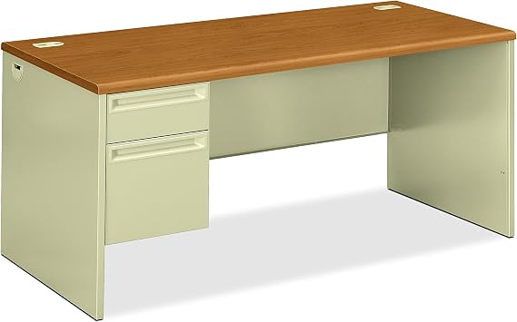 Hon Pedestal Desk with Lock