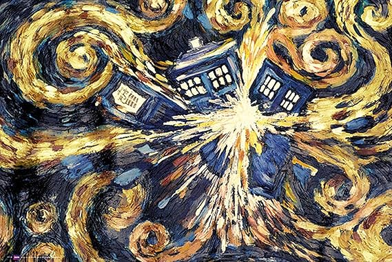 Doctor Who Poster Exploding Tardis 36x24