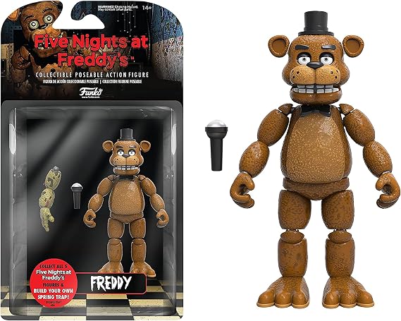 Funko 5" Articulated Action Figure: Five Nights At Freddy's (FNAF) - Freddy Fazbear - Collectable Toy - Gift Idea - Official Merchandise - for Boys, Girls, Kids & Adults - Video Games Fans