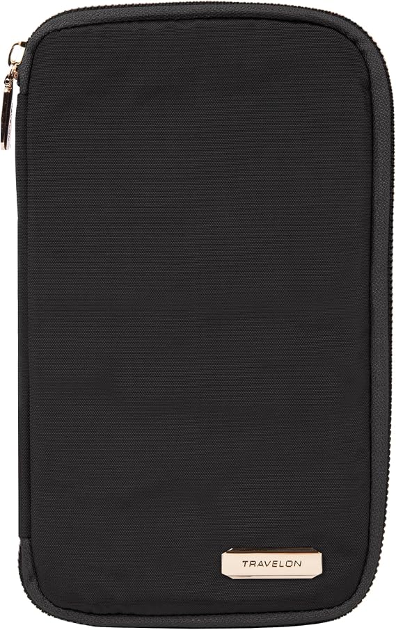 Travelon RFID Blocking Family Passport Zip Wallet