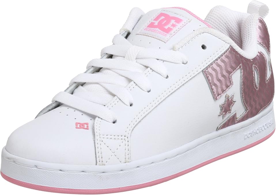 Dc Court Graffik Skateboarding Shoe - white