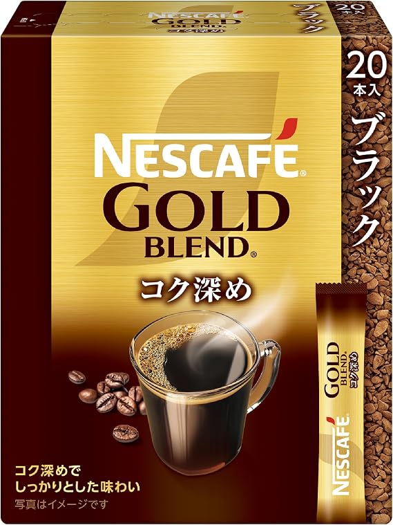 Nescafe Gold Blend Deep Thick Sticks, Black, 20 Count