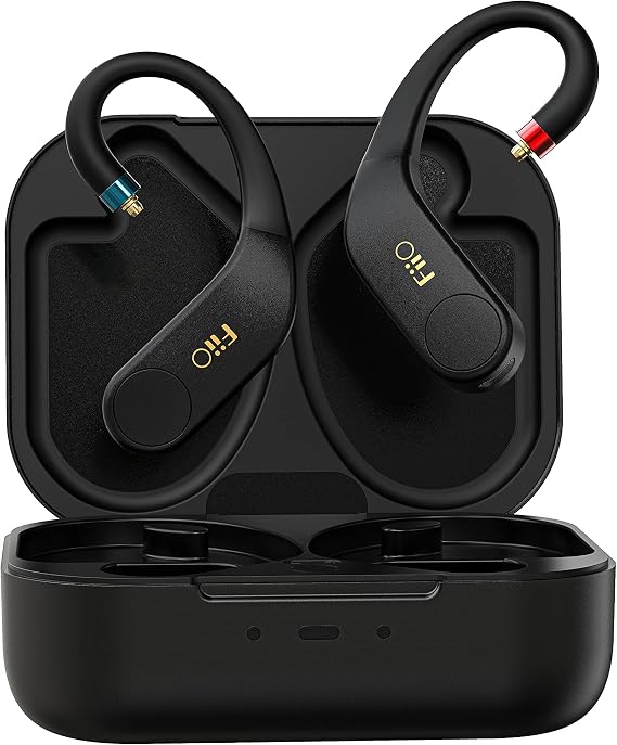 FiiO UTWS5 Amplifier Bluetooth Earbuds Hook Wireless 96kHz/24bit High Resolution Bluetooth 5.2 Standard MMCX 30hrs Battery Life IPX4