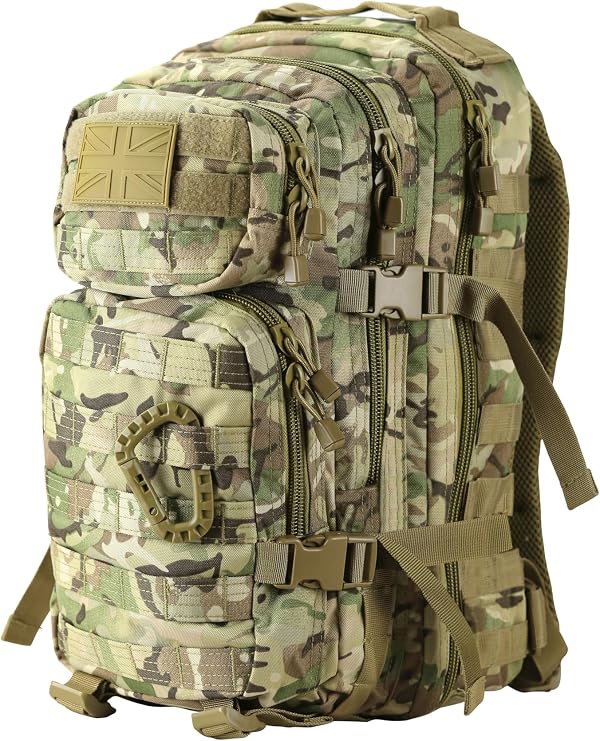 Kombat UK Small Molle Assault Pack 28 Litre - BTP Camouflage
