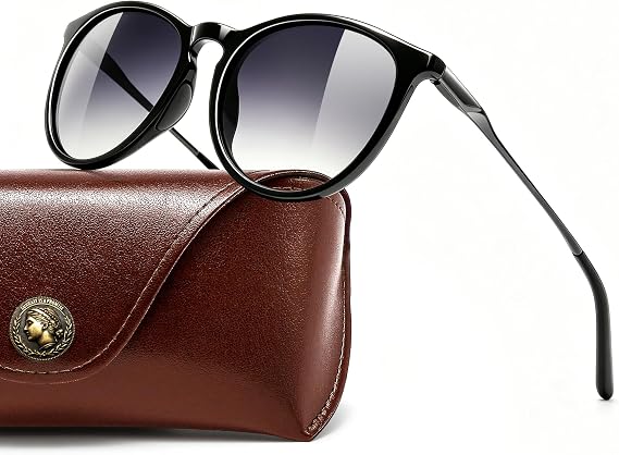 SUNGAIT Original Design Trendy Sunglasses Polarized Vintage Round Classic Retro Style for Women and Men