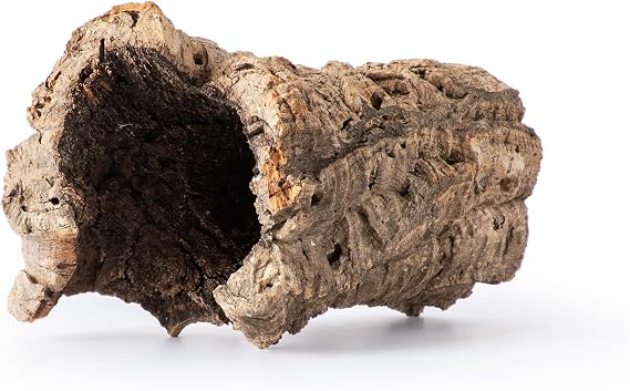 Galapagos (05505) Natural Cork Bark for Reptiles Ideal for Bearded Dragons, Snakes, and Geckos Climbing Accessory for Terrariums, Turtle Tanks, and Bird Cages, Tube 7 9, Natural