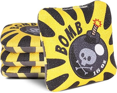 Cornhole Bags Set Regulation Professional Cornhore Bags Slick and Stick Bean Bags for Cornhole Game Changer Cornhole Bags with Storage Bags