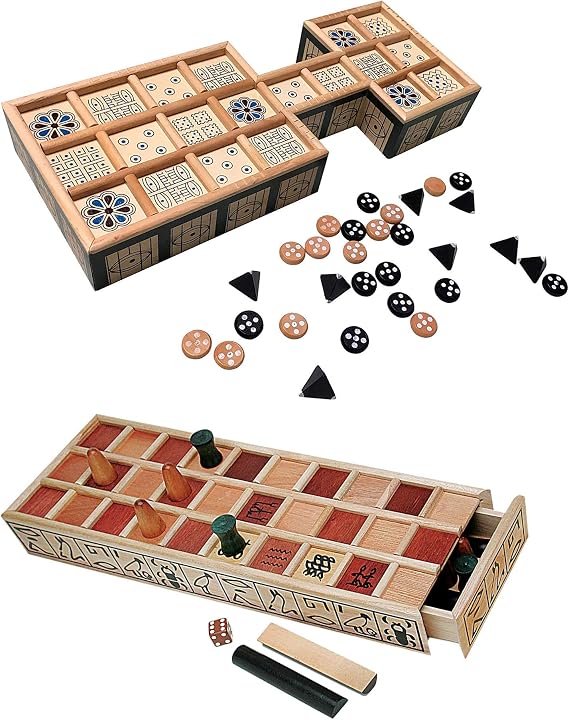 WE Games Ancient Board Game Bundle - Senet & UR