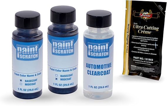 Touch Up Paint Tricoat Bottle Car Scratch Repair Kit - Compatible/Replacement for 2014 Chevrolet Silverado White Diamond Pearl Tricoat (Color Code: WA800J/98/GBN)