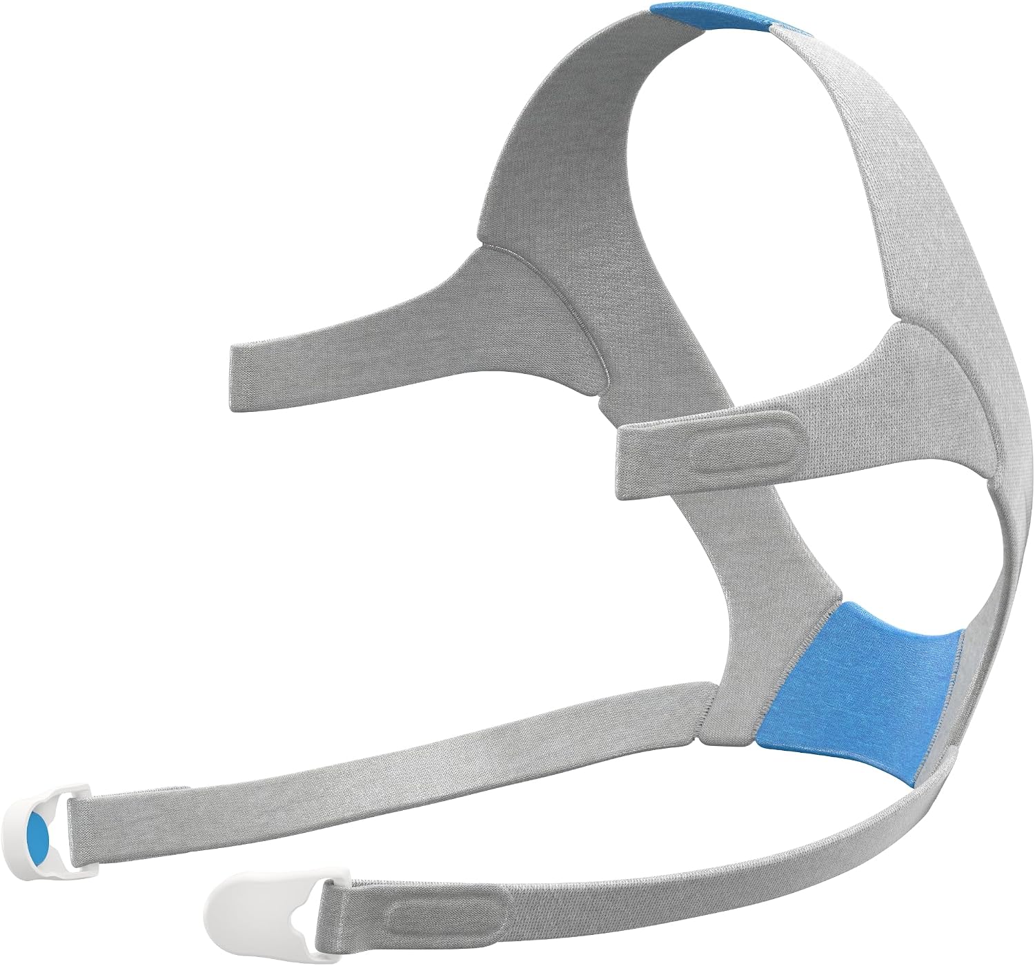 ResMed AirfitAirTouch F20 Headgear - Replacement Headgear - Extra Soft with Plush Straps - Small, Blue