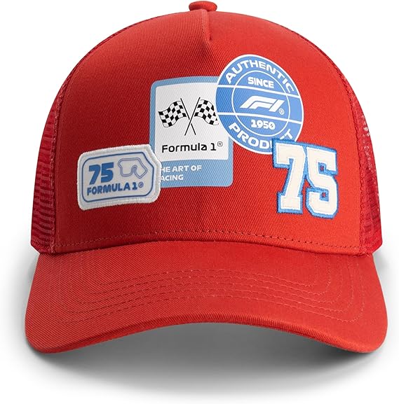 Formula 1 Heritage Trucker Cap - Red - One Size