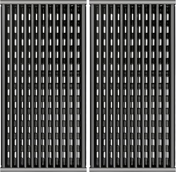 17 Inch Grill Grates for Charbroil Performance Tru-Infrared 2 Burner Gas Grill 463633316, 463672016 463672216, 463672416, Porcelain Steel Replacement Emitter Plates