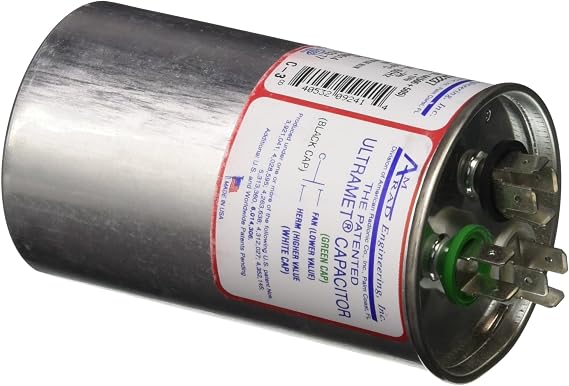 USA2237 Round USA-Made Motor Run Capacitor, 50/5 Mfd, 370/440 Vac-132342