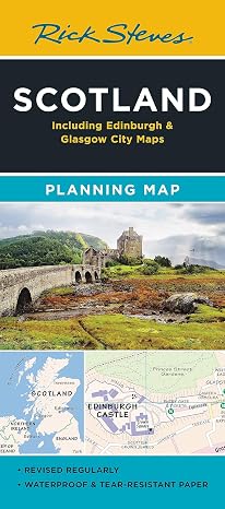 Rick Steves Scotland Planning Map: Including Edinburgh & Glasgow City Maps
