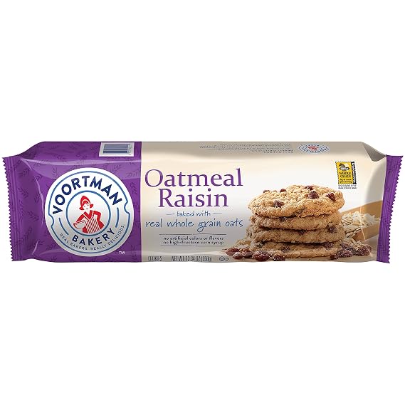 Voortman Bakery Oatmeal Raisin Cookies, 20 Count