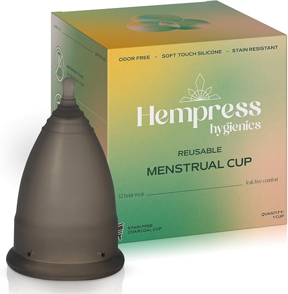 Menstrual Cup for Women (Charcoal)