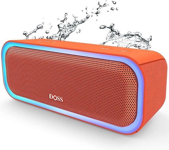 DOSS SoundBox Pro Bluetooth Speaker, 20W Stereo Sound, Active Extra Bass