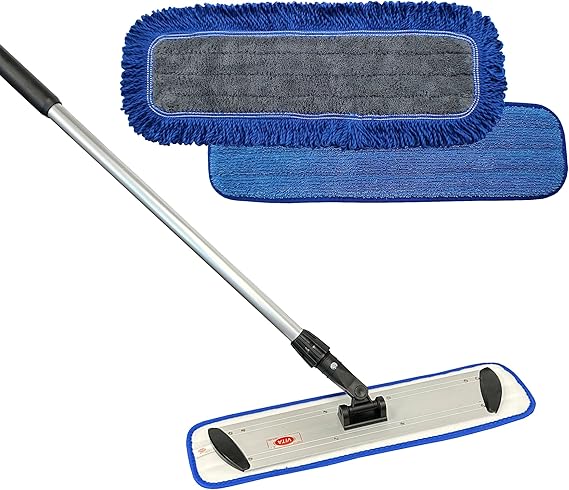 Ultimate Microfiber Mop Kit - Elevate Your Floor Cleaning Game! 24 Inch Kit Blue