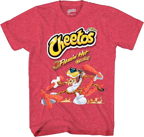 Cheetos T-Shirt - Men's Flamin Hot Shirt with Chester Cheetah