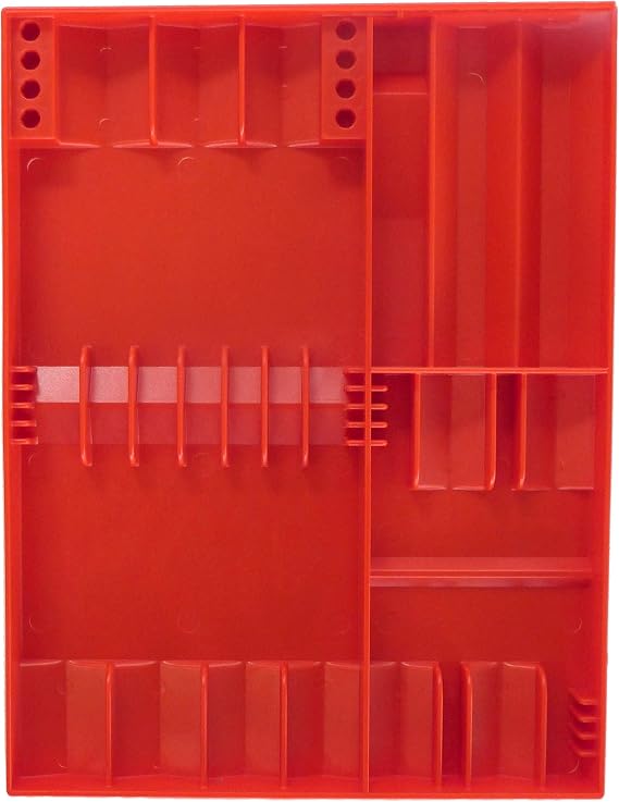 TOOL SORTER Screwdriver Organizer, Red