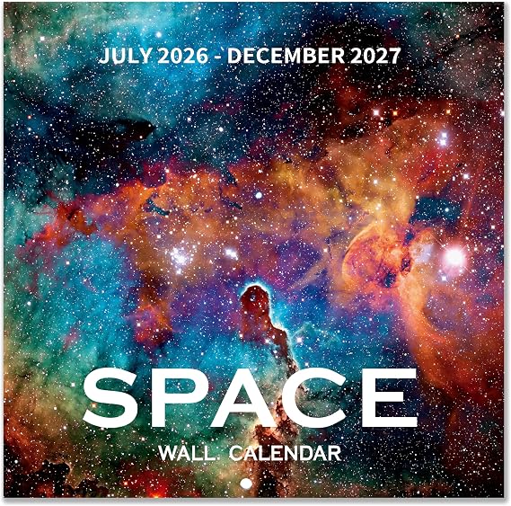 Calendar 2026-2027 - 2026-2027 Wall Calendar, Telescope Wall Calendar