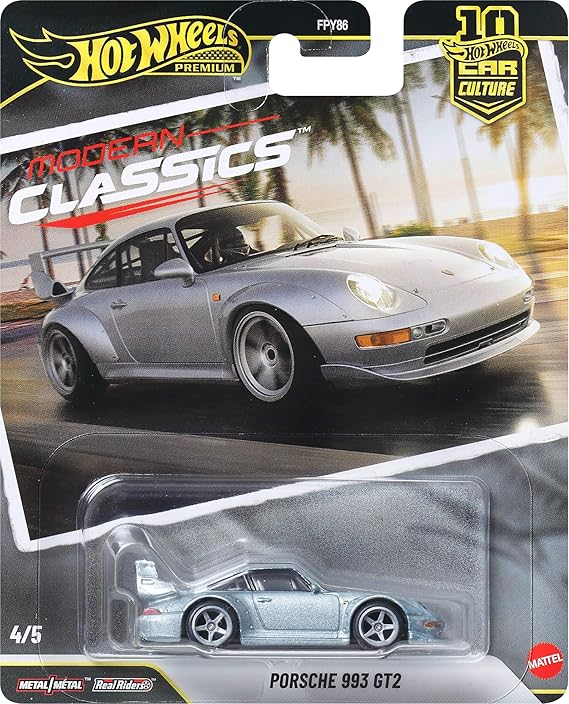Hot Wheels Porsche 993 GT2 Car Culture 1:64 ölçekli, JKF16