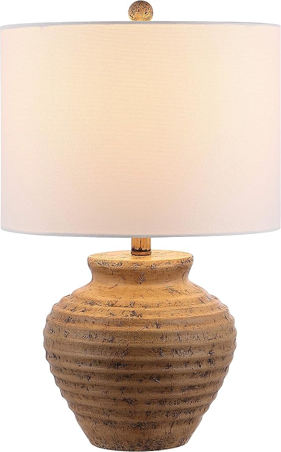 SAFAVIEH Lighting Kamryn Table Lamp, 23 Polyresin Brown TBL4351A