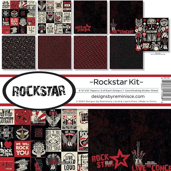 Rockstar Scrapbook Collection Kit