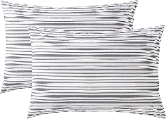 Nautica - Standard Cotton Percale Pillowcase Set, 2-Pack