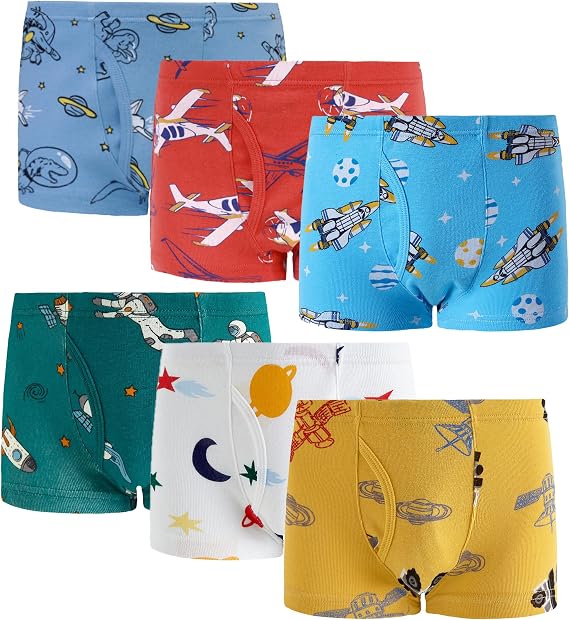 Boboking Boys Cotton Boxer Brief Soft Toddler Kids Underwear Children Undies