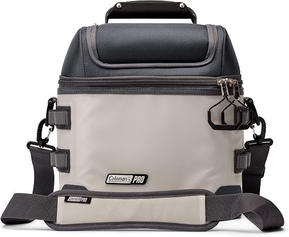 Coleman Pro 16-Can Premium Soft Cooler Lunchbox, Fully Insulated Lid & Body Stays Cold up to 30 Hours, Great for Camping, Tailgating, Parties, Sports, Concerts, Lunches & More