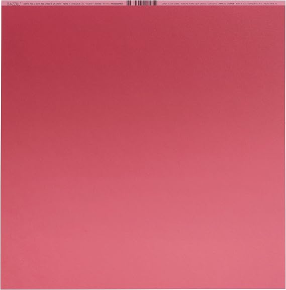 American Crafts Bazzill Basics Ombre Cardstock 12 x 12 Inch Candy Hearts 25 Pack
