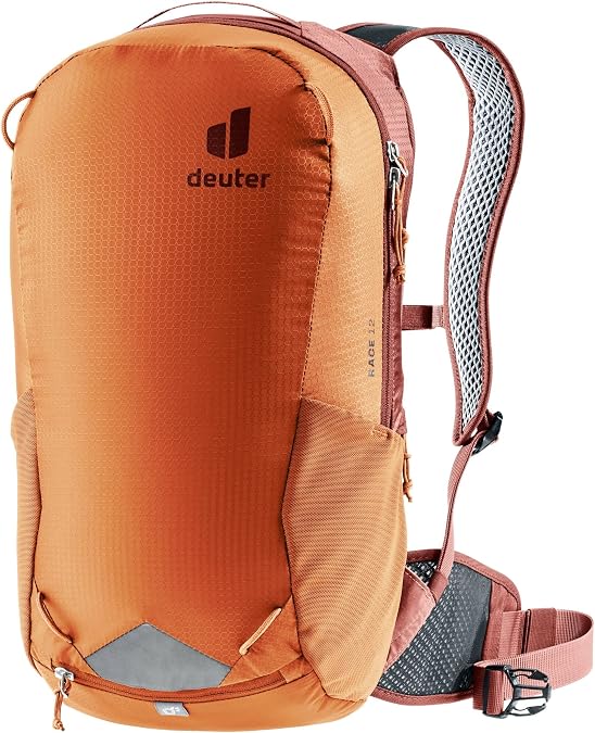 Deuter D3204123-9512 Race 12 Backpack, Chestnut x Redwood, 2023 Model, 12 L