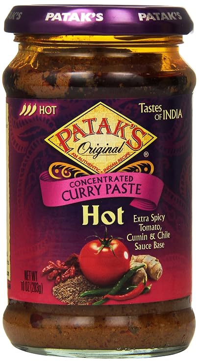 Pataks Curry Paste Extra Hot (10 oz)