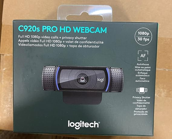 Logitech Prohd WebCam C920S 960-001257,1080p