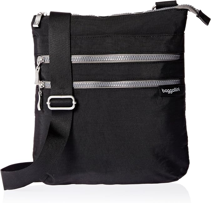 Baggallini Comrade 3-zip Crossbody Cross Body