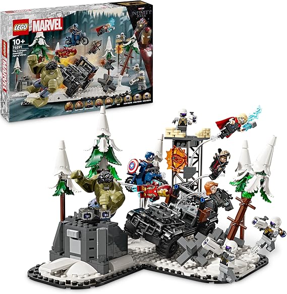 LEGO | Marvel Avengers Assemble: Ultron Çağı 76291 – 10 Yaş ve Üzeri Süper Kahraman Sevenler İçin Yaratıcı Oyuncak Yapım Seti (613 Parça)