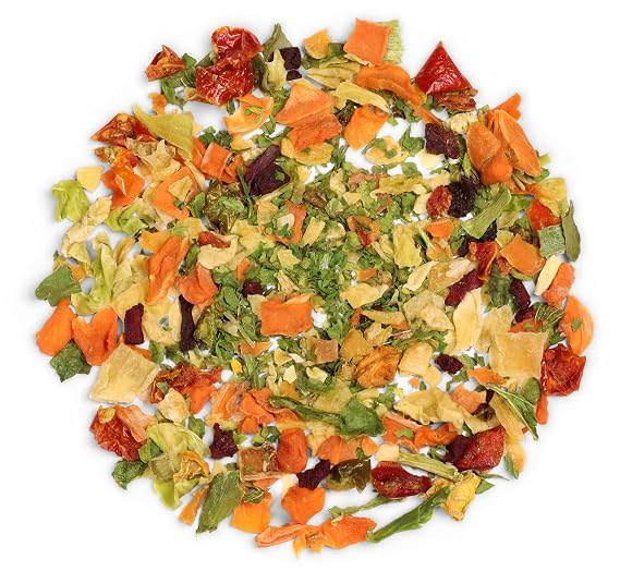 Garden Deluxe Vegetable Soup Mix by Its Delish, 12 Oz Bag | 16 Natural Dehydrated Vegetables for Ramen Noodles, Soup Greens with Beets | Freeze Dried Veggie Blend, No MSG, Vegan, Kosher