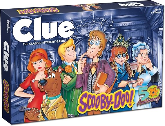 CLUE: Scooby-Doo Board Game | Official Merchandise Based on the Popular Cartoon | Gather the Gang and Solve the Mystery!