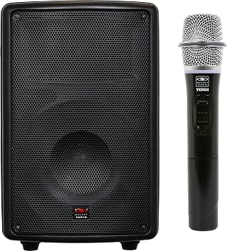 Galaxy Audio TQ8 Battery Powered Mini PA Speaker with Handheld Wireless Microphone