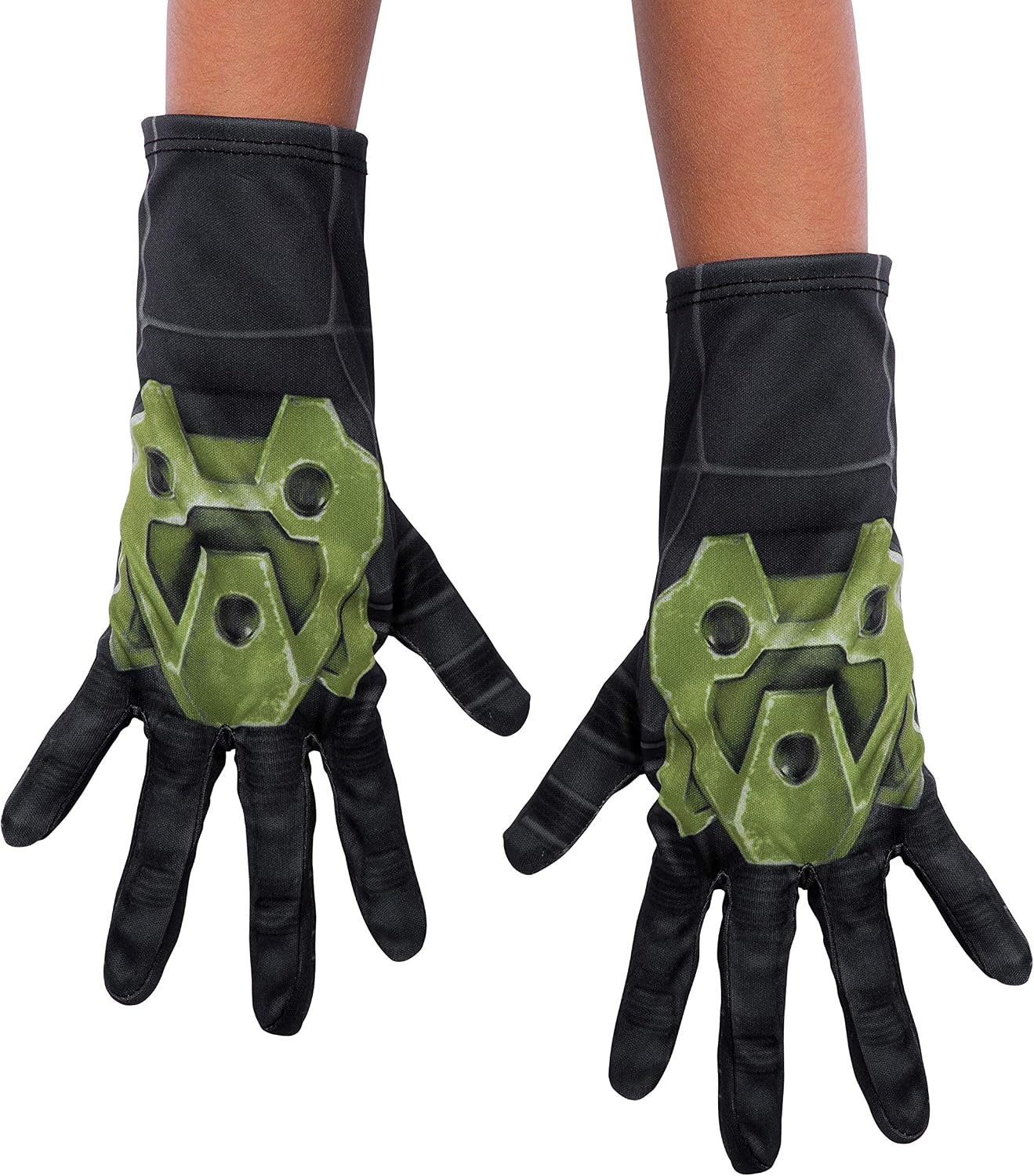 Halo Infinite Master Chief Gloves, Kids Costume Accessories, Child Size Video Game Inspired Cloth Hand Coverings