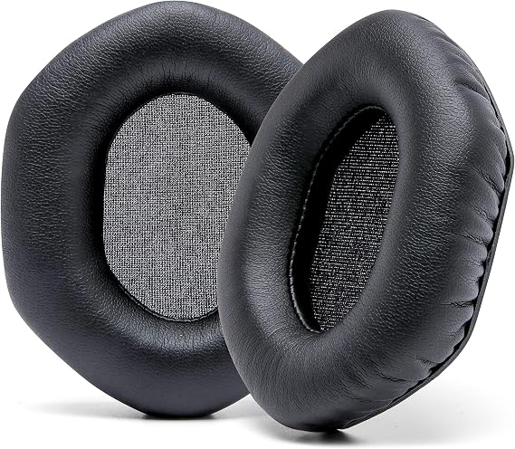 WC Wicked Cushions Replacement XL Ear Pads For Vmoda Headphones - Compatible with Vmoda M100 & Crossfade Series | Soft Leather, Luxurious Memory Foam, Added Thickness, Enhanced Noise Isolation | Black