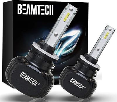 BEAMTECH 880 Bulbs, S1 Series 300% Brighter 6500K White Fog Lights, 2 Bulbs