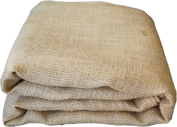 NEW! Burlapper Burlap Food Grade & Odorless Garden Fabric (40 Inch x 15 Feet, Natural - 10 oz Medium Weight)