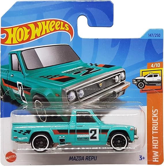 Hot Wheels - Mazda Repu - HW Hot Trucks 4/10 - HKH99 - Kısa Kart - Pikap Kamyon - Mattel 2023