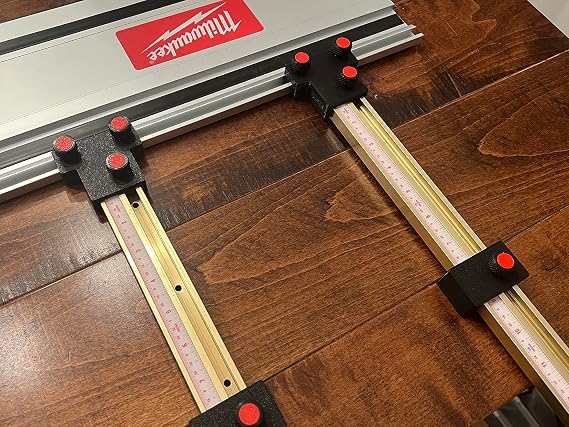 ToolCurve Parallel Guides Compatible with Milwaukee Track Saw Guide Rails